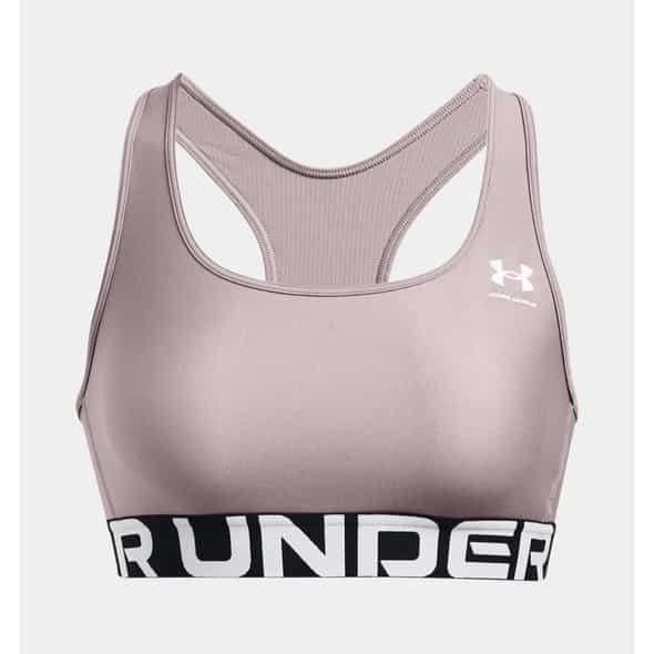 Under Armour HG Authentics Mid Branded Bra Damen (Grau S ) Laufbekleidung