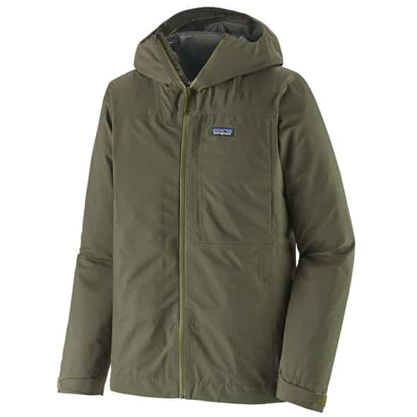 Patagonia Ms Boulder Fork Rain Jkt Herren (Oliv XL) Regenjacken