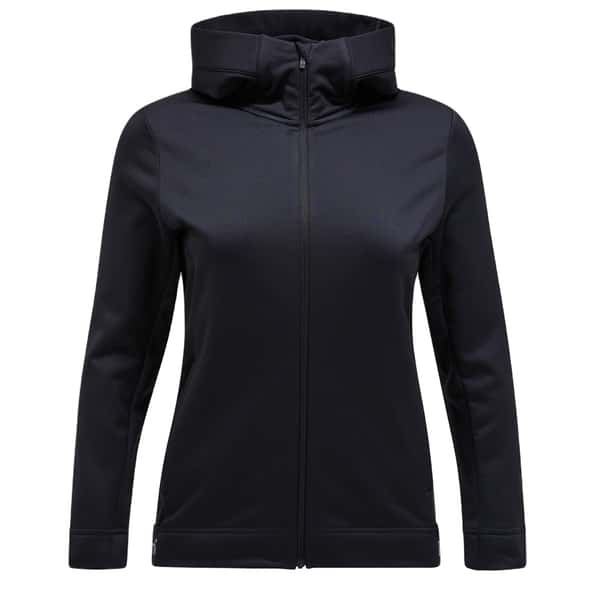 Peak Performance W Rider Tech Zip Hood Damen (Schwarz L) Kunstfaserjacken