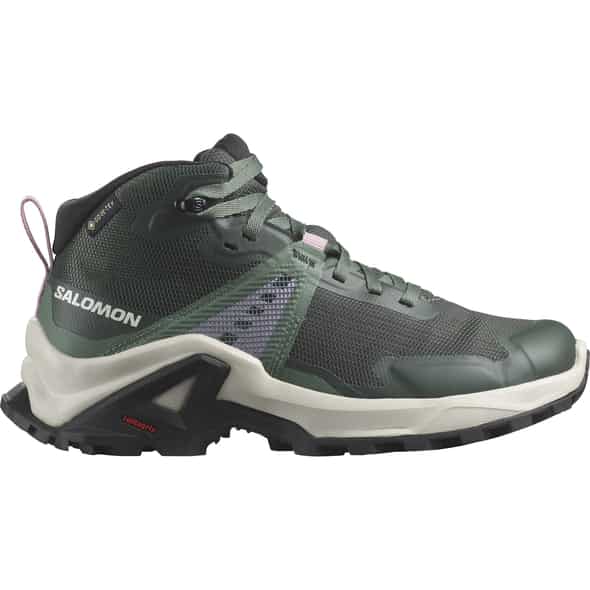 Salomon Kinder X Raise Mid GTX (Dunkelgrün 32 UK) Trekkingschuhe