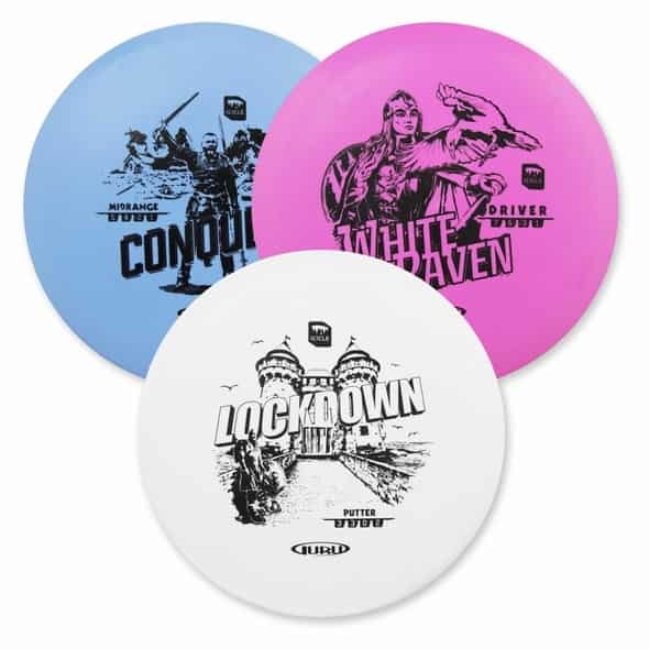 Schildkröt Funsports GURU DISC GOLF Starter Set (Grau one size) Freizeitspiele