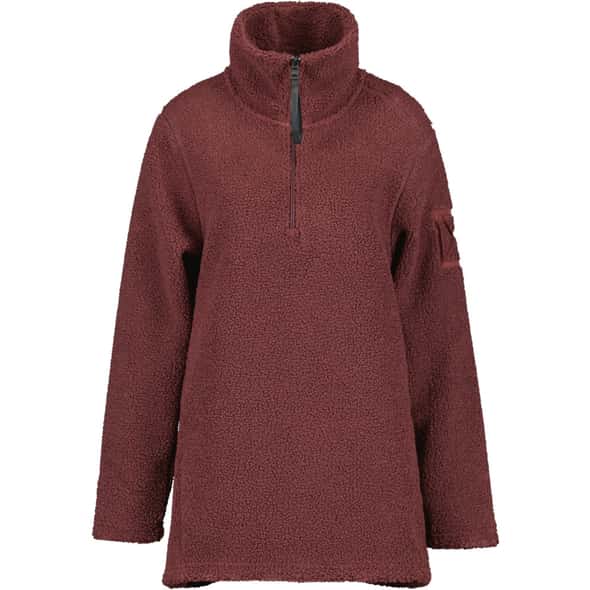 Didriksons Marina Wns Half Zip Damen (Dunkelrot 40) Kunstfaserjacken