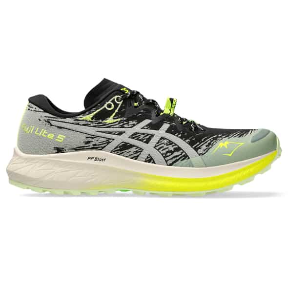 Asics Fuji Lite 5 w Damen (Schwarz 8 39.5 EU) Laufschuhe