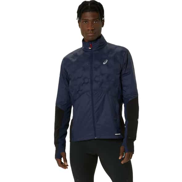 Asics Road Winter Jacke Herren (Dunkelblau XL) Laufjacken