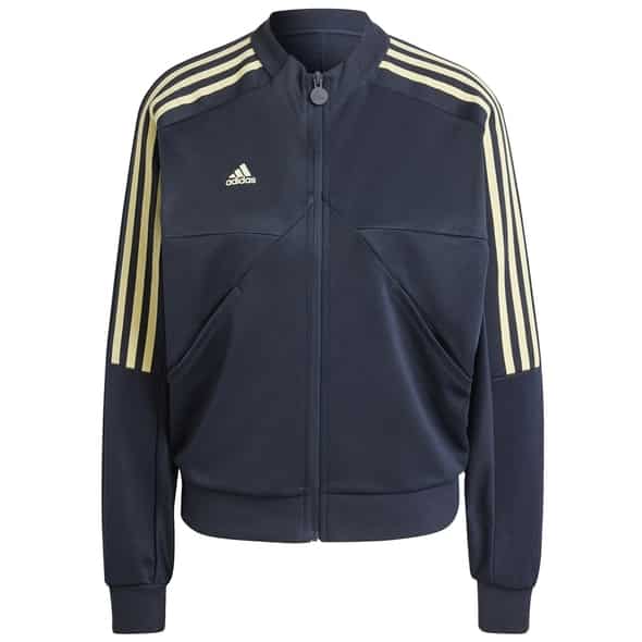 adidas W Tiro CB Track Top Damen (Dunkelblau L) Fitnessbekleidung