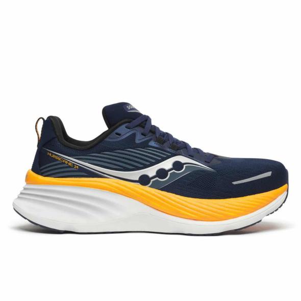 Saucony Hurricane 24 Herren (Dunkelblau 10,5) Laufschuhe