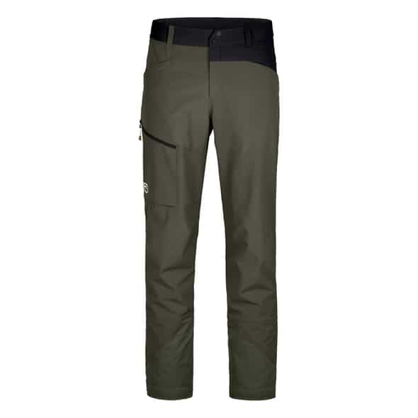 Ortovox Mondeval Softshell Pants M Herren (Oliv L) Skitourenhosen