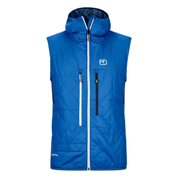 Ortovox Swisswool Piz Boè Vest M Herren (Blau L) Freeridebekleidung