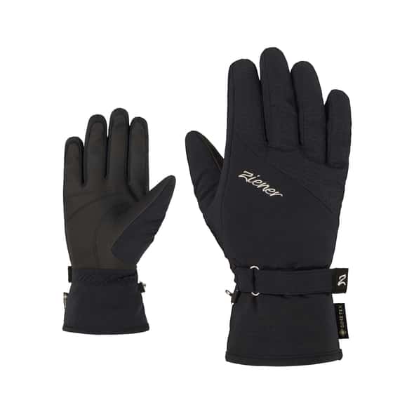 Ziener Klaire Gore-Tex ePE +Gore Plus Warm Lady Gloves SKIING Damen (Schwarz 6,5) Skibekleidung