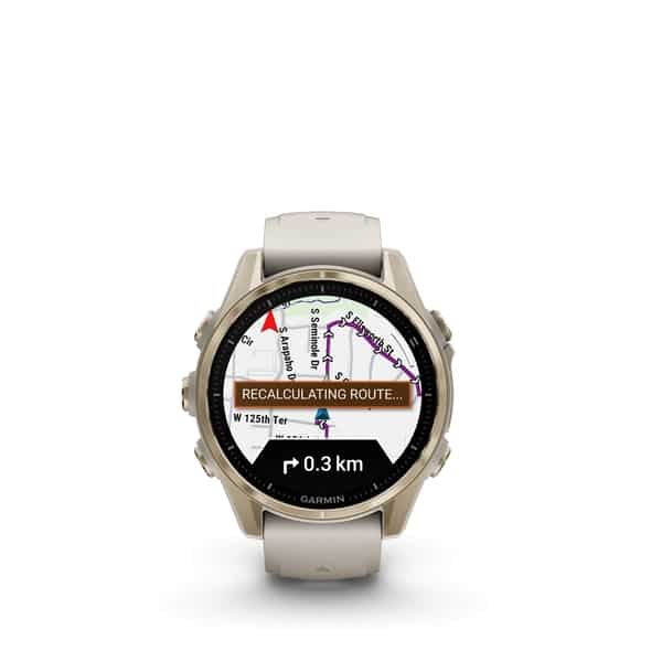 Garmin fenix 8 - 43 mm AMOLED Sapphire (Grau One Size) Pulsmesser