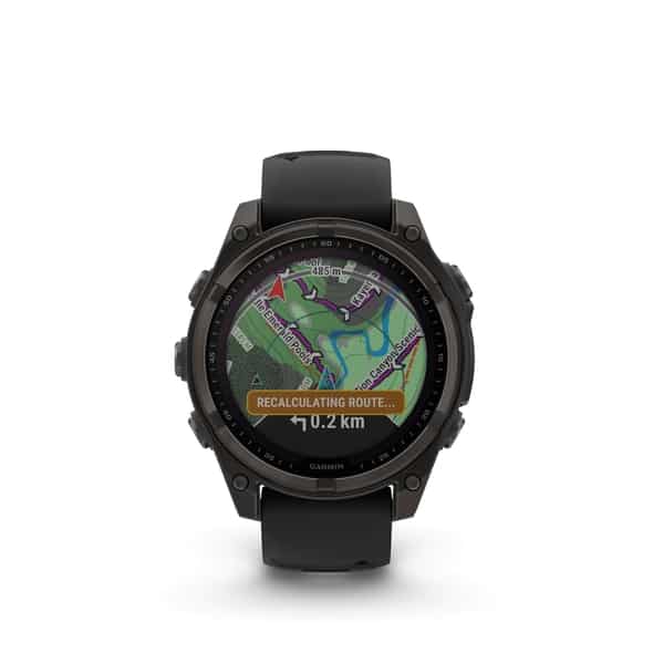 Garmin fenix 8 - 47 mm Solar Sapphire Titan (Grau One Size) Pulsmesser