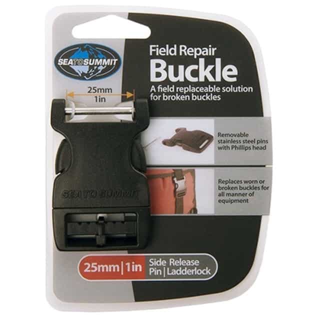 Sea to Summit Field Repair Buckle Side Release 25mm 1 Pin (Schwarz One Size) Campingzubehör