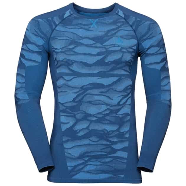 Odlo Blackcomb Bl Top Crew Neck L/S Men bei Sport Schuster München