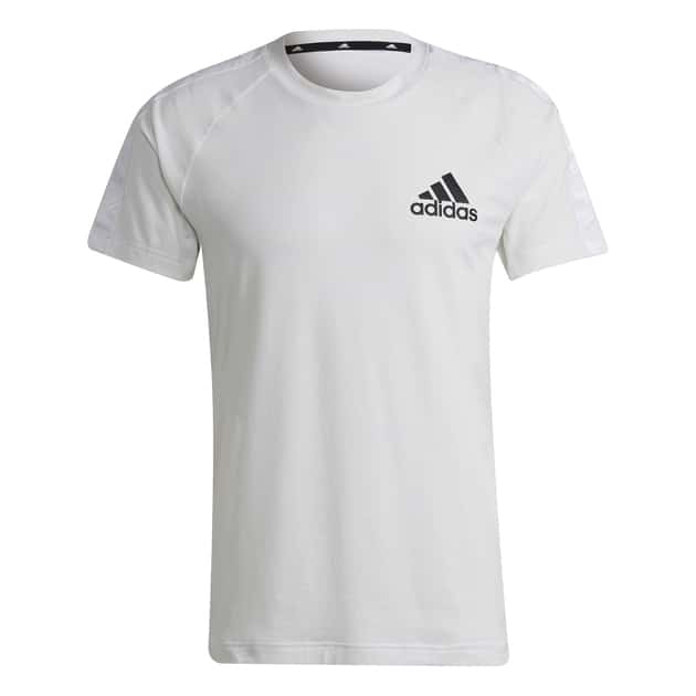 AEROREADY Designed to Move Sport Motion Logo T-Shirt Weiß_000__WHITE/BLACK | M