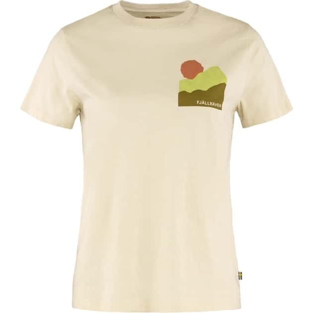 Fjällräven Nature T-shirt W Damen (Weiß M ) Wanderbekleidung
